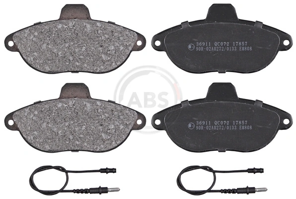 A.B.S. 36911 — Колодка гальм. CITROEN / FIAT / PEUGEOT Jumpy / Scudo / Expert передн. (вир-во ABS)