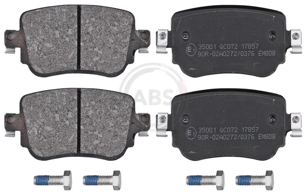 A.B.S. 35001 — Колодка гальм. диск. SKODA OCTAVIA 1.8 2.0 2012-,SEAT LEON 2012- задн. (вир-во ABS)