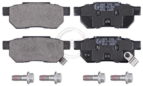 A.B.S. 36636 — Колодка гальм. диск. HONDA/ROVER CIVIC/2 ser./4 ser. задн. (вир-во ABS)