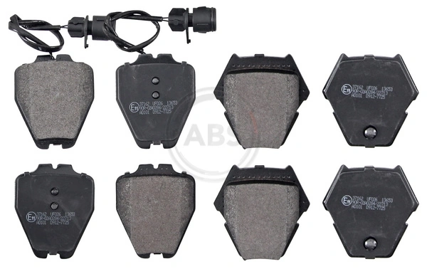 A.B.S. 37162 — Колодка гальм. AUDI A4/A8 передн. (вир-во ABS)