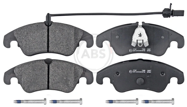 A.B.S. 37587 — Колодка гальм. диск. AUDI A4 Berlina (8K2) Avant (8K5)(11/07-) передн. (вир-во ABS)