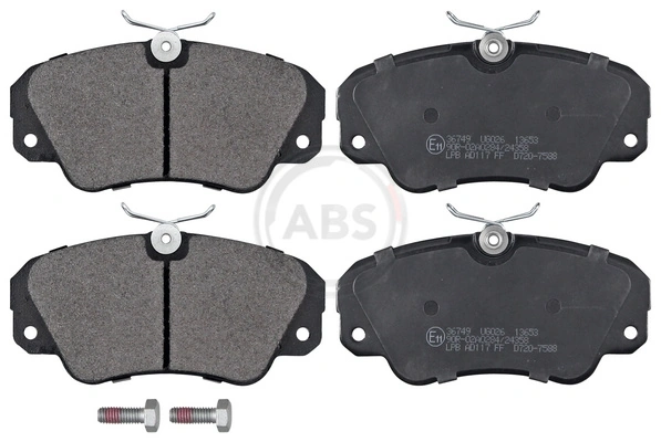 A.B.S. 36749 — Колодка гальм. диск. OPEL OMEGA передн. (вир-во ABS)