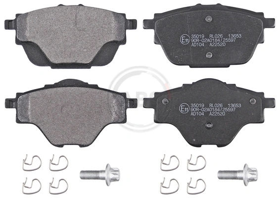 A.B.S. 35019 — Колодка гальм. диск. CITROEN C4 (09/13-); PEUGE 308 II (09/13-) задн. (вир-во ABS)