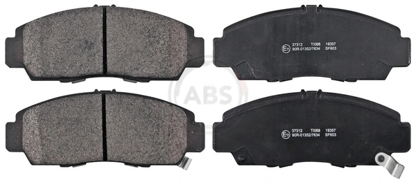 A.B.S. 37312 — Колодка гальм. диск. HONDA CIVIC, FR-V передн. (вир-во ABS)