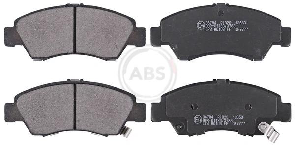 A.B.S. 36784 — Колодка гальм. диск. HONDA CIVIC передн. (вир-во ABS)