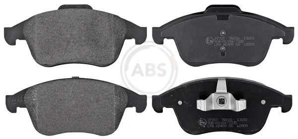 A.B.S. 37707 — Колодка гальм. диск. RENAULT LAGUNA III 2.0-3.0 08 - передн. (вир-во ABS)