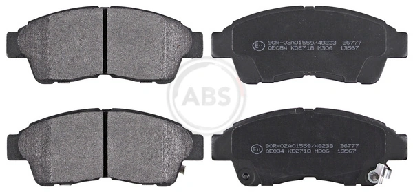 A.B.S. 36777 — Колодка гальм. диск. TOYOTA CAMRY/COROLLA/RAV4 передн. (вир-во ABS)