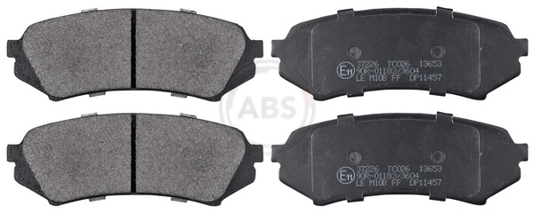 A.B.S. 37226 — Колодка гальм. диск. LEXUS/TOYOTA LX470/LANDCRUISER 100 задн. (вир-во ABS)