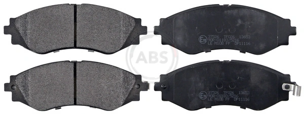 A.B.S. 37526 — Колодка гальм. диск. CHEVROLET LACETTI передн. (вир-во ABS)