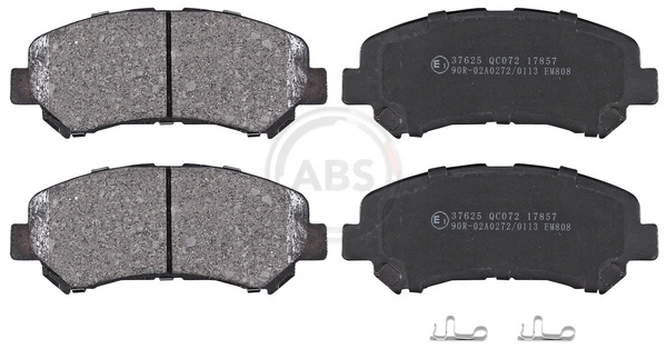 A.B.S. 37625 — Колодка гальм. диск. NISSAN QASHQAI, передн. (вир-во ABS)