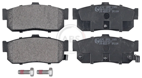 A.B.S. 36742 — Колодка гальм. NISSAN Almera / Primera / Maxima QX задн. (вир-во ABS)