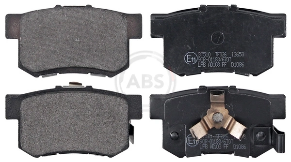A.B.S. 37510 — Колодка гальм. диск. HONDA CRV задн. (вир-во ABS)