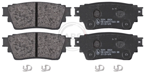 A.B.S. 35291 — Колодка гальм. диск. MITSUBISHI Outlander, ASX задн. (вир-во ABS)