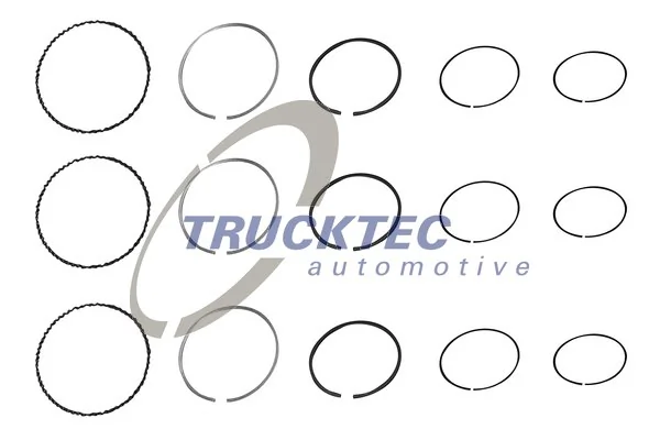 Piston ring set