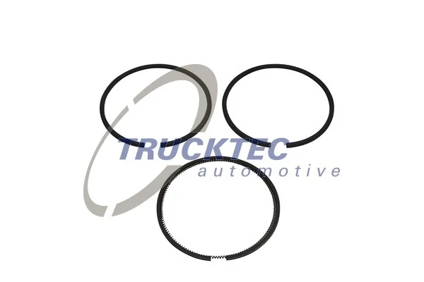 Jeu de segments de piston, compresseur