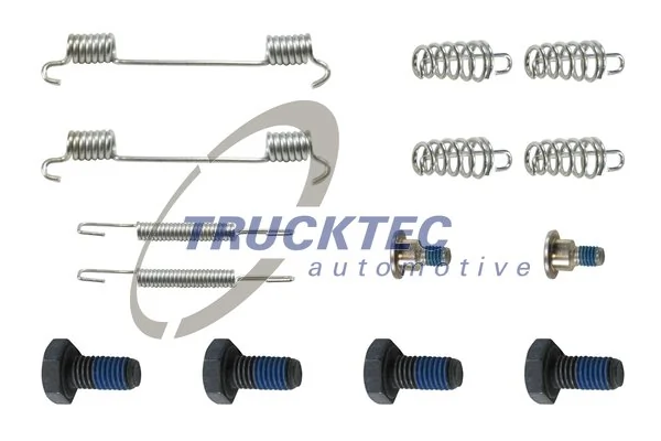 Spring, brake shoes