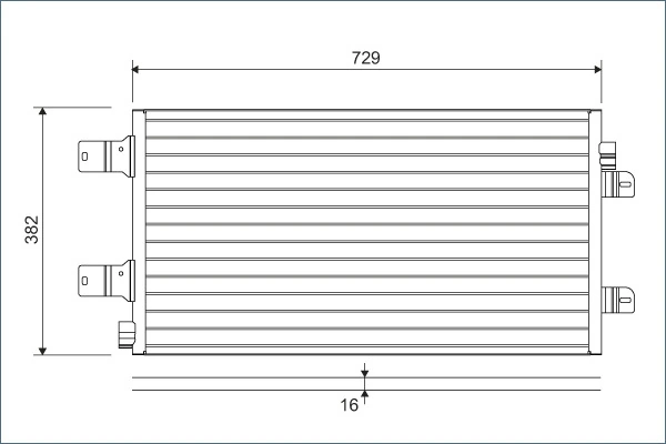 Condenseur, climatisation VALEO 814003