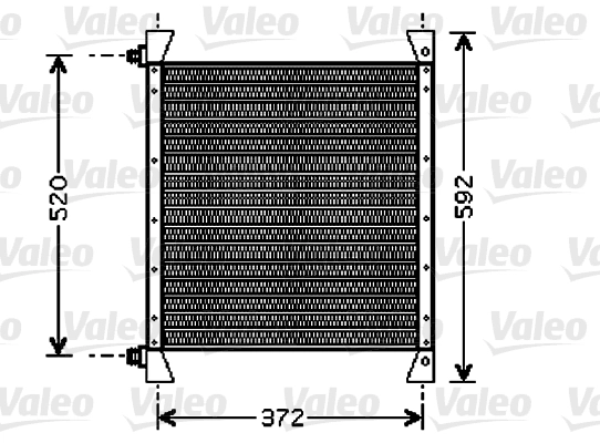 Condenseur, climatisation VALEO 818039