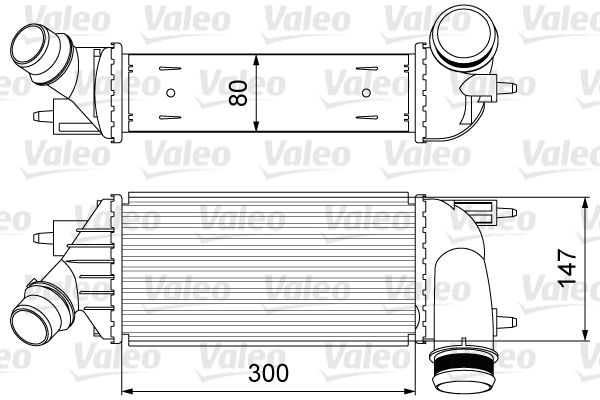 Intercooler, échangeur VALEO 818583