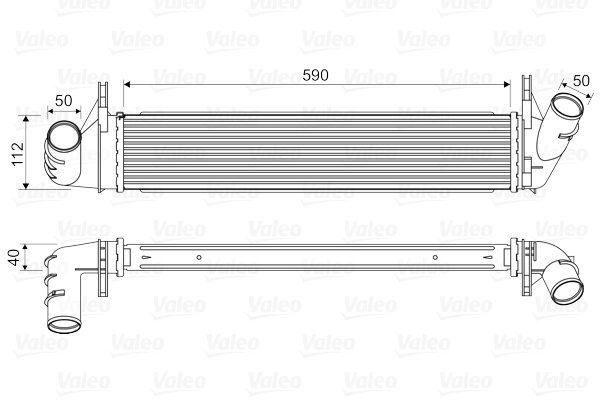 Intercooler, échangeur VALEO 818678