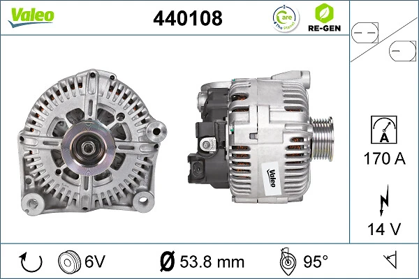Alternateur VALEO 440108