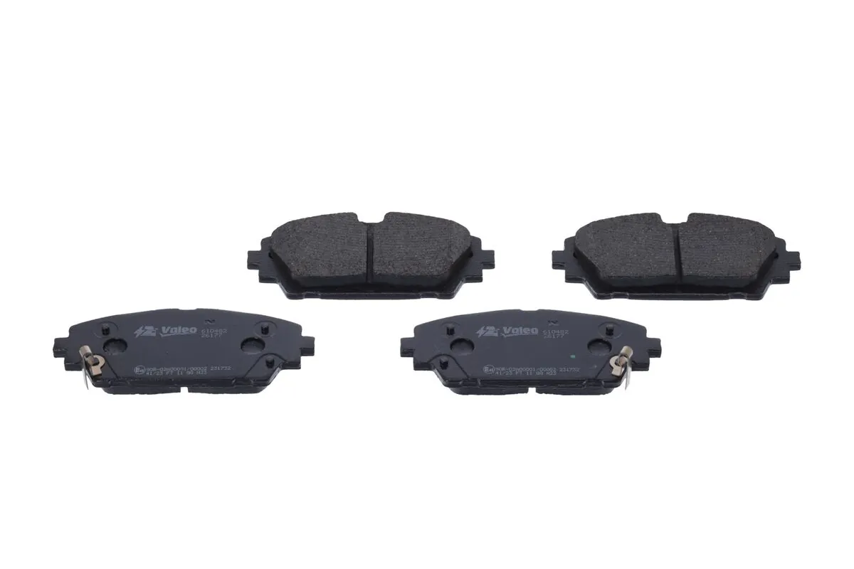 Kit de plaquettes de frein, frein à disque VALEO 610482