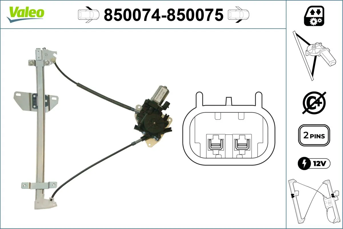Lève-vitre VALEO 850074