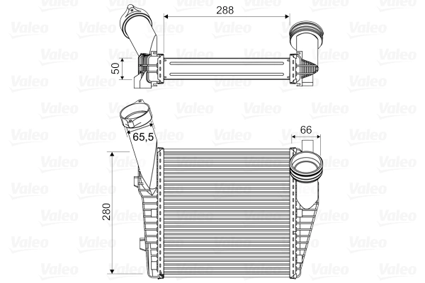 Intercooler, échangeur VALEO 818814