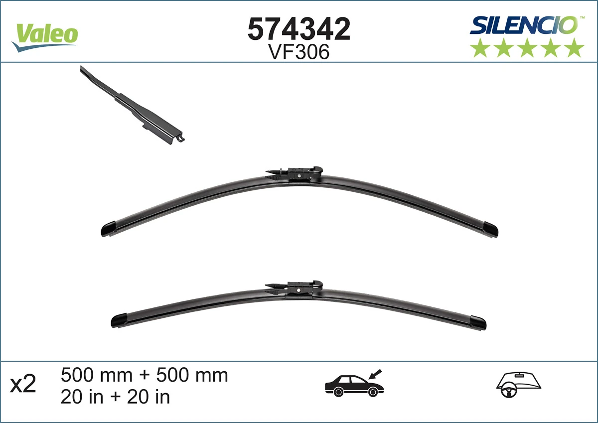 Щітки двірника VALEO (574342)