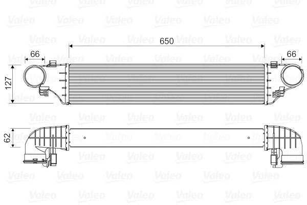 Intercooler, échangeur VALEO 818552