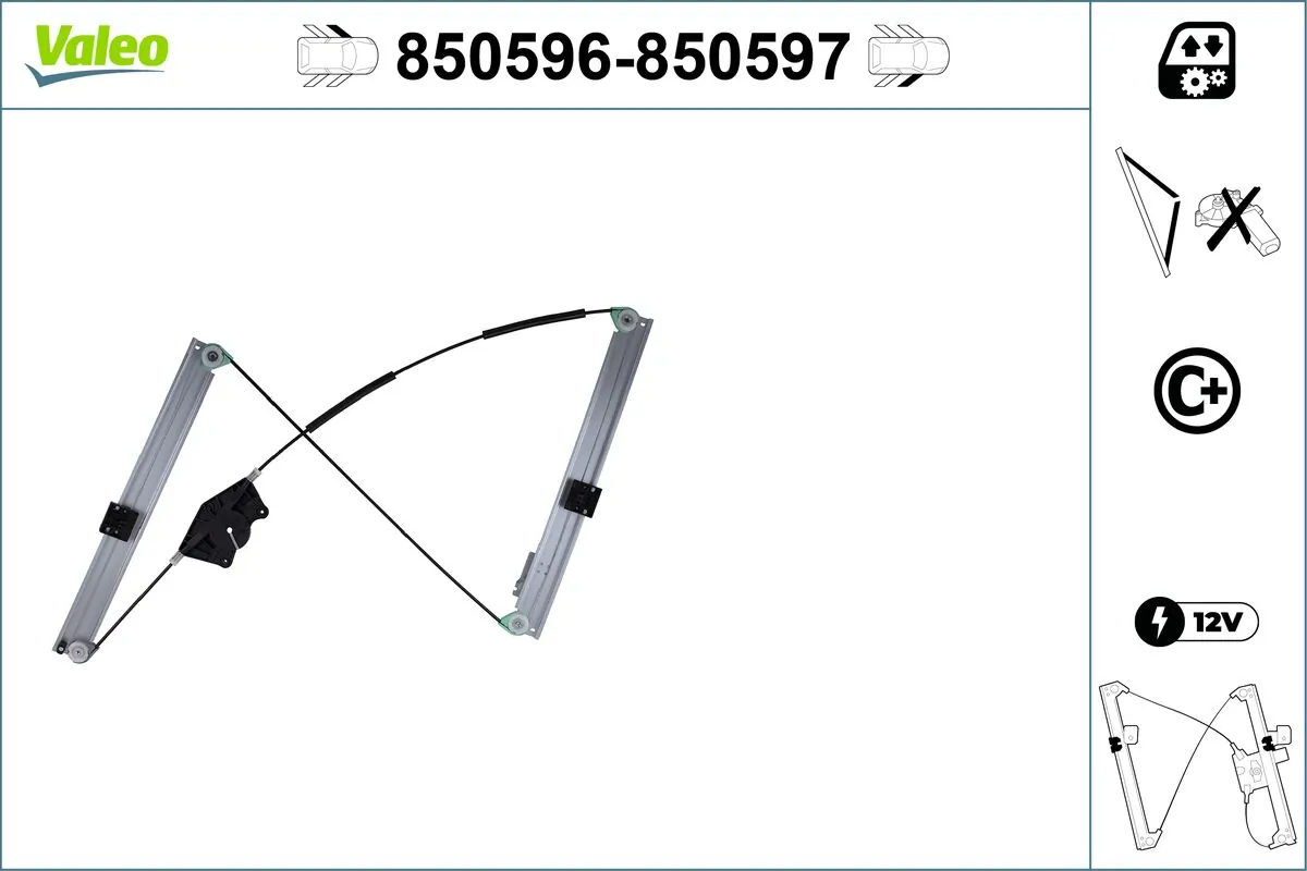Lève-vitre VALEO 850596