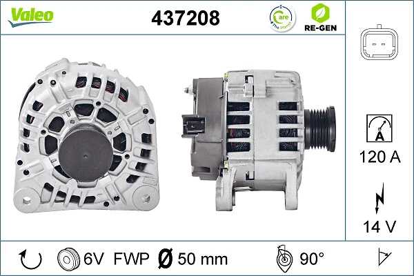 Alternateur VALEO 437208