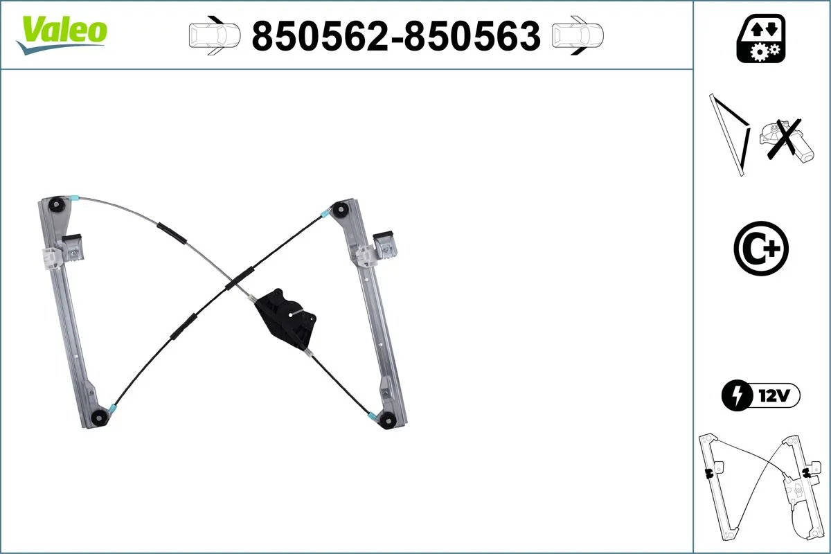 Lève-vitre VALEO 850562