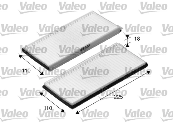Filtre, air de l'habitacle VALEO 698894