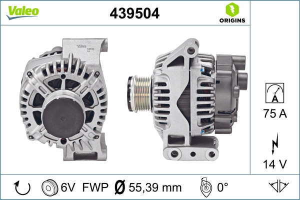 Alternateur VALEO 439504