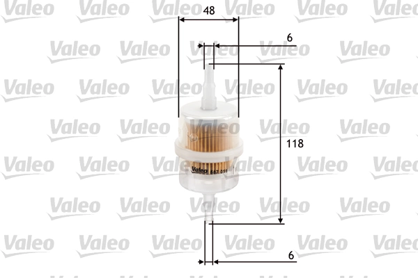 VALEO 587011 — Паливний фільтр