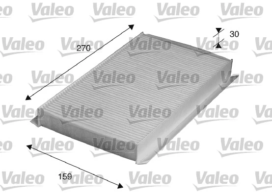 Filtre, air de l'habitacle VALEO 715518