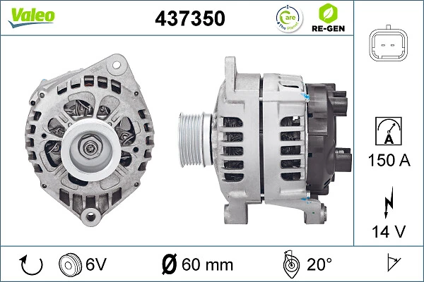 Alternateur VALEO 437350