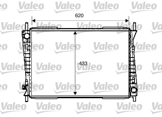 Radiateur, refroidissement du moteur VALEO 734785