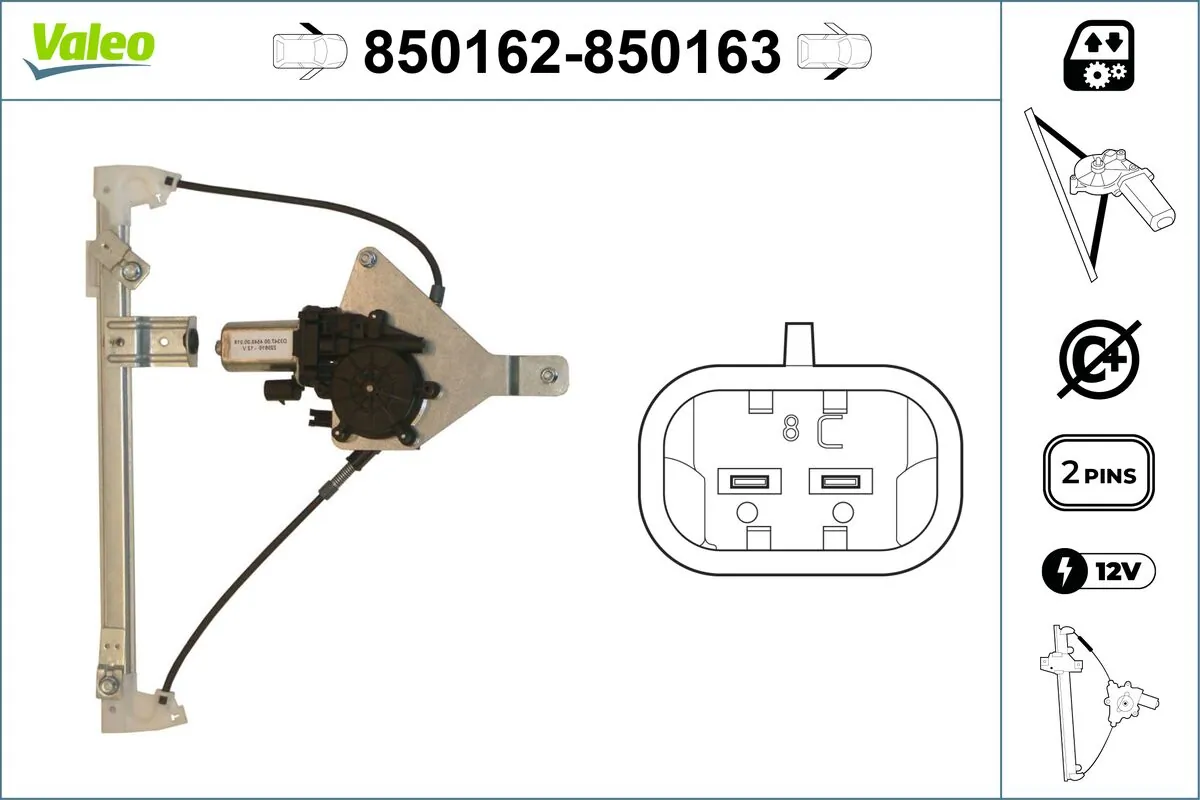 Lève-vitre VALEO 850162