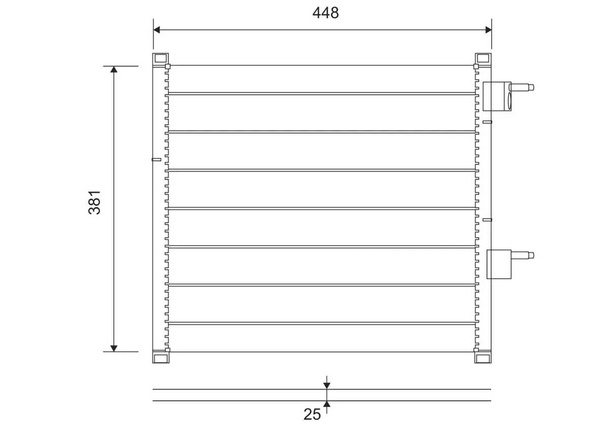 Condenseur, climatisation VALEO 817225