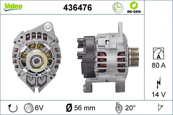 Alternateur VALEO 436476