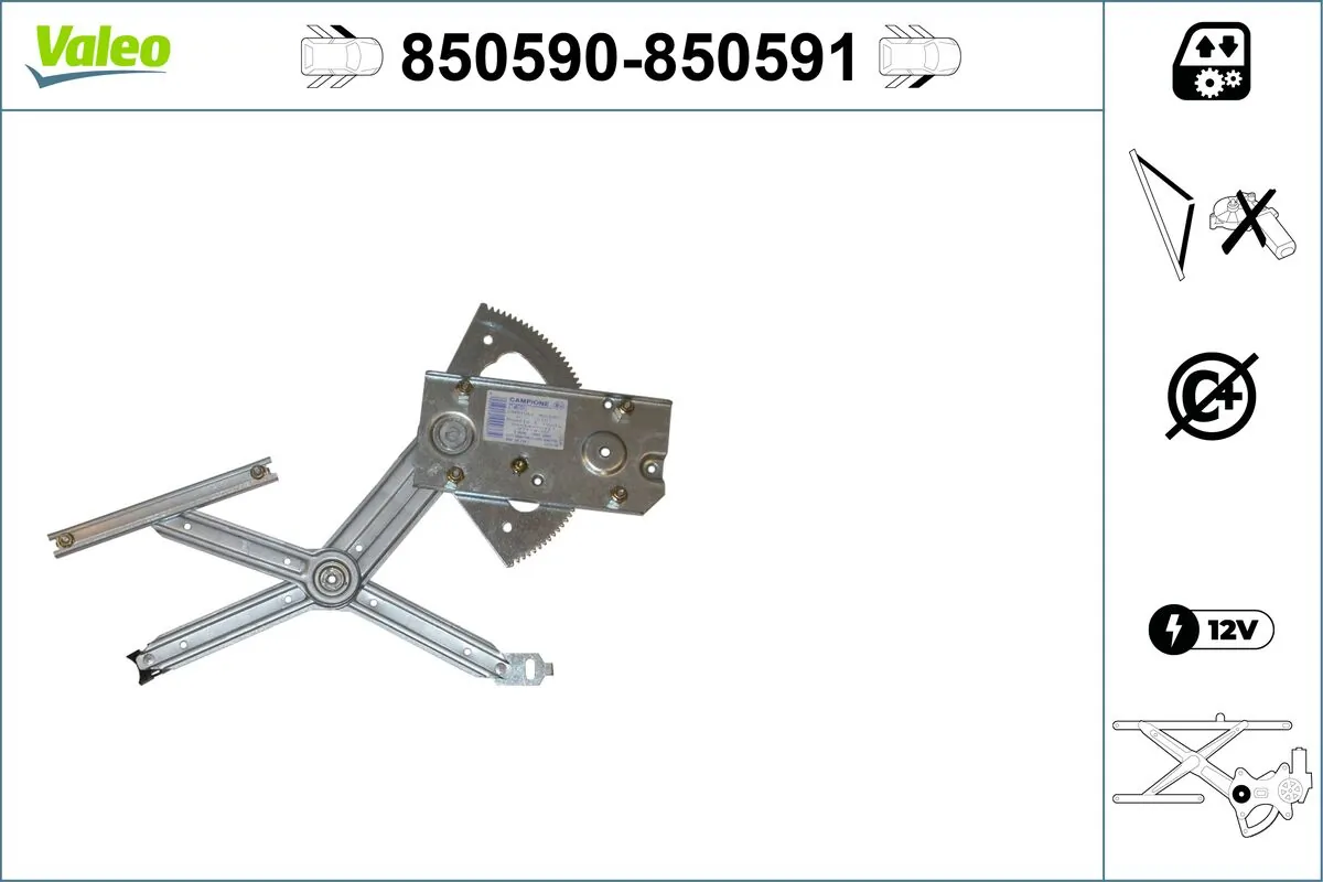 Lève-vitre VALEO 850590
