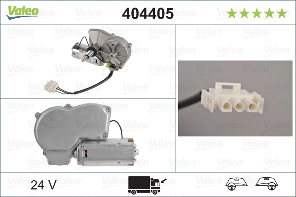 Moteur d'essuie-glace VALEO 404405