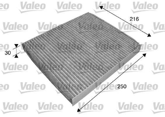 Filtre, air de l'habitacle VALEO 698739