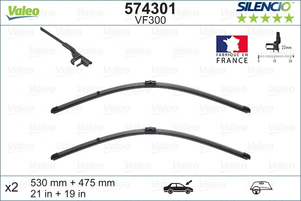 VALEO 574301 — Щітка склоочисника