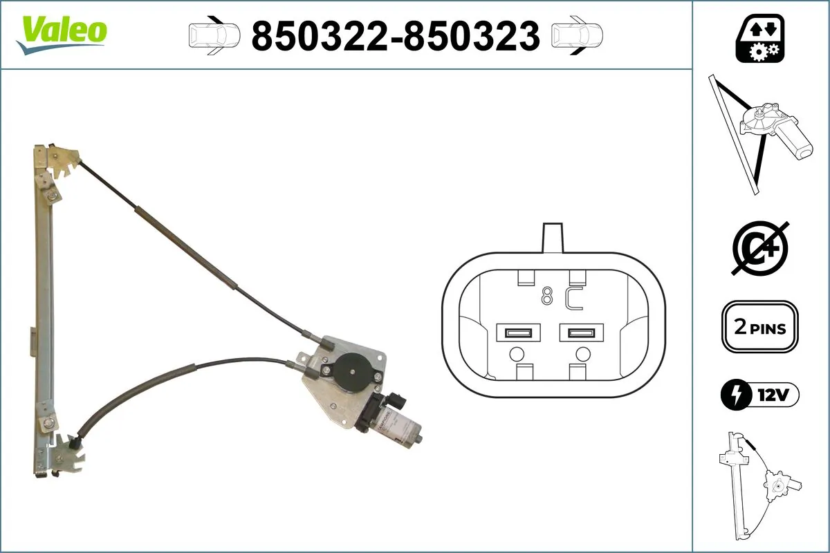 Lève-vitre VALEO 850322