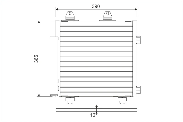 Condenseur, climatisation VALEO 822577