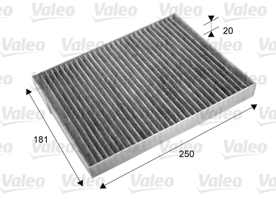 Filtre, air de l'habitacle VALEO 715667