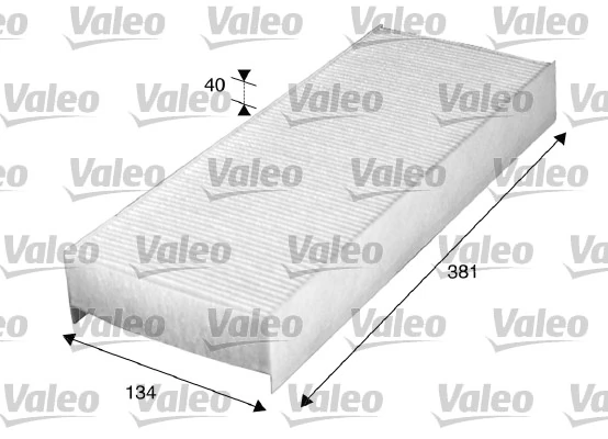 Filtre, air de l'habitacle VALEO 716010